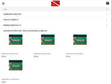 Tablet Screenshot of diver-id.com